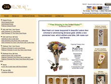Tablet Screenshot of 24kfloral.com